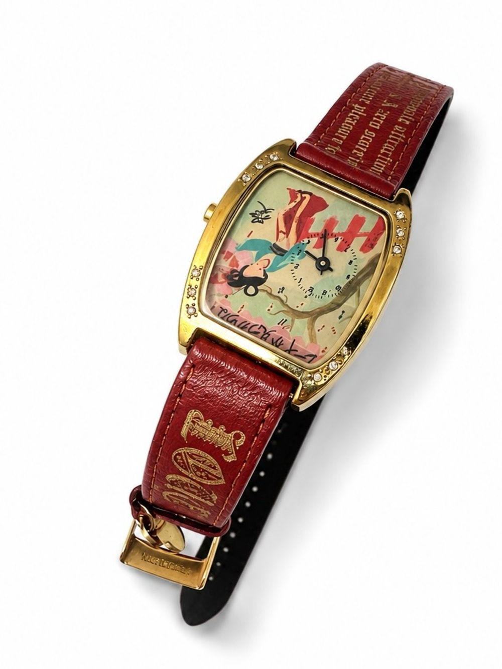 Harajuku Lovers Gwen Stefani Vintage Red Double Wrap Watch HLLA40 - VGUC